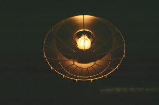 a light that is on in the dark