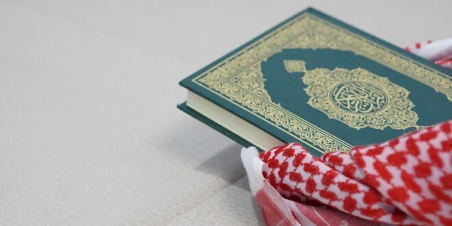 green and white book on white textile